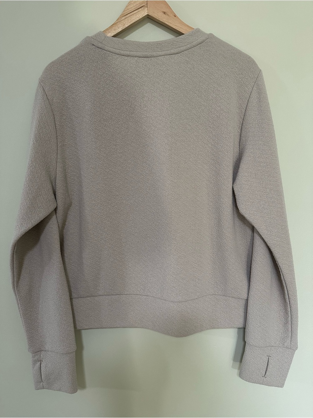 Avia Textured Crewneck Sweatshirt in Lilac - Picture 4 of 6